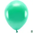 balony ekologiczne zielony metalik 2 partydeco 12 100 szt