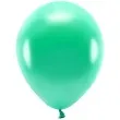 balony ekologiczne zielony metalik partydeco 10 10 szt