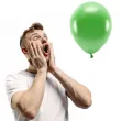 balony ekologiczne zielony metalik partydeco 10 100 szt