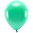 balony ekologiczne zielony metalik partydeco 12 10 szt