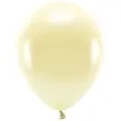 balony ekologiczne zolty slomkowy metalik partydeco 10 100 szt