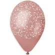 balony filigranowe wzory rozowo zlote gemar 12 5 szt