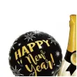 balony foliowe happy new year butelka szampana i gwiazdki jix