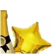 balony foliowe happy new year butelka szampana i gwiazdki jix