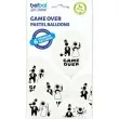 balony game over biale belbal 12 6 szt