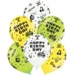 balony gamer happy birthday pastel mix belbal 12 6 szt