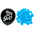 balony gender reveal boy or girl chlopiec czarny folat 14 3 szt