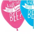 balony gender reveal what will the little honey bee mix amscan 11 6 szt