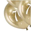 balony glossy liczba 70 zlote partydeco 12 6 szt