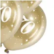 balony glossy liczba 70 zlote partydeco 12 6 szt