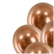 balony glossy miedziany partydeco 12 10 szt