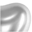 balony glossy serce srebrny partydeco 12 50 szt