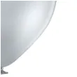 balony glossy srebrne belbal 5 100 szt