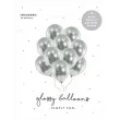 balony glossy srebrne partydeco 12 10 szt