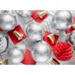 balony glossy srebrne partydeco 12 50 szt
