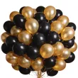 balony gm90 metalik zloty i czarny gemar 10 50 szt