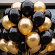 balony gm90 metalik zloty i czarny gemar 10 50 szt