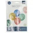 balony gwiazdki cyfra 4 mix folat 13 6 szt