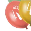 balony gwiazdki cyfra 4 mix folat 13 6 szt