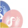 balony gwiazdki cyfra 8 mix folat 13 6 szt