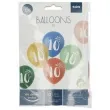 balony gwiazdki liczba 10 mix folat 13 6 szt