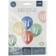 balony gwiazdki liczba 11 mix folat 13 6 szt