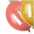 balony gwiazdki liczba 11 mix folat 13 6 szt