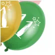 balony gwiazdki liczba 11 mix folat 13 6 szt