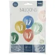 balony gwiazdki liczba 12 mix folat 13 6 szt