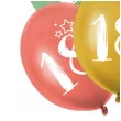 balony gwiazdki liczba 18 mix folat 13 6 szt