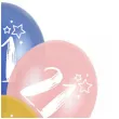 balony gwiazdki liczba 21 mix folat 13 6 szt