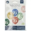 balony gwiazdki liczba 25 mix folat 13 6 szt