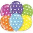 balony gwiazdki mix amscan 11 6 szt