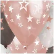 balony gwiazdki rozowy mix gemar 13 6 szt