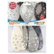 balony gwiazdki srebrny mix gemar 13 6 szt
