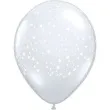 balony gwiazdki transparentne qualatex 5 100 szt