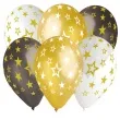 balony gwiazdki zloty mix gemar 13 6 szt