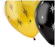 balony gwiazdy blyszczace zloty mix godan 12 5 szt