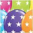 balony gwiazdy pastel mix qualatex 12 6 szt