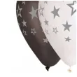 balony gwiazdy srebrne 13 gemar 6 szt
