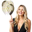 balony gwiazdy zlote 13 gemar 6 szt