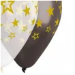 balony gwiazdy zlote 13 gemar 6 szt