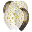 balony gwiazdy zlote 13 gemar 6 szt