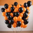balony halloween classic mix pomaranczowy czarny 12 20 szt