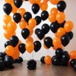 balony halloween classic mix pomaranczowy czarny 12 20 szt