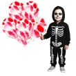 balony halloween krwawe plamy biale folat 12 6 szt