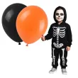 balony halloween mix pomaranczowo czarne arpex 9 12 szt