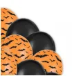 balony halloween nietoperze czarny pomaranczowy 12 20 szt
