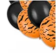 balony halloween nietoperze czarny pomaranczowy 12 20 szt