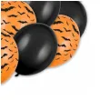 balony halloween nietoperze czarny pomaranczowy 12 20 szt